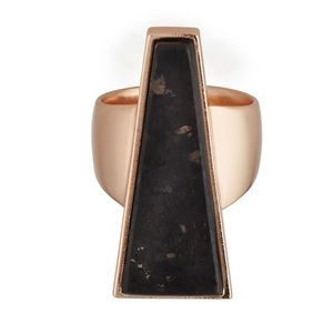 Kendra Scott Black Collins Cocktail Ring